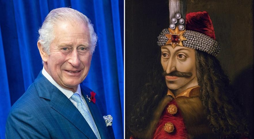 Rei Charles III e Vlad Tepes, o Empalador