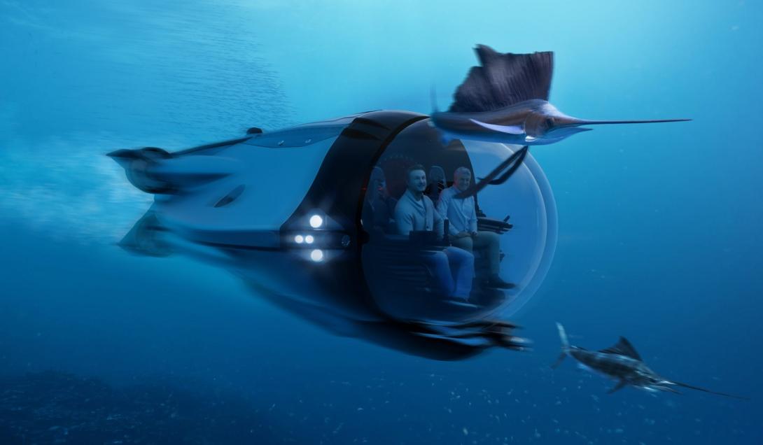 Empresa cria novo submarino mais veloz que os golfinhos-0