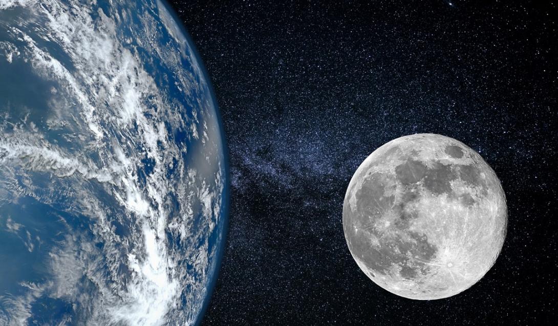 Cauda magnética da Terra pode estar por trás da formação de água na Lua-0