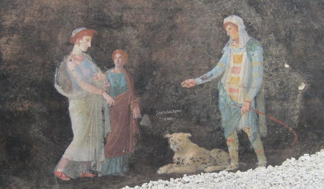 Novos afrescos encontrados em Pompeia têm cenas inspiradas na Guerra de Troia-0
