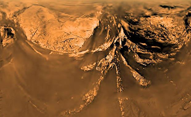 Nasa divulga vídeo da chegada a Titã, maior lua de Saturno-0