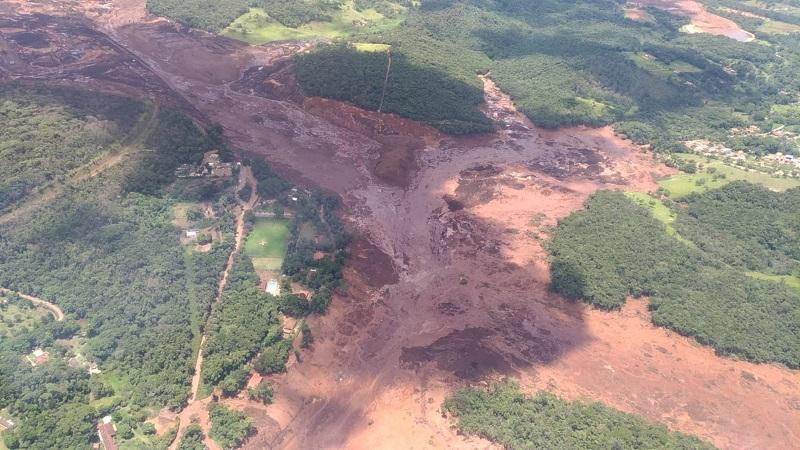 Barragem rompe na cidade de Brumadinho, em Minas Gerais-0