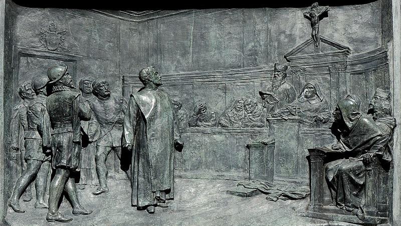 Condenado por heresia, Giordano Bruno é queimado na fogueira -0